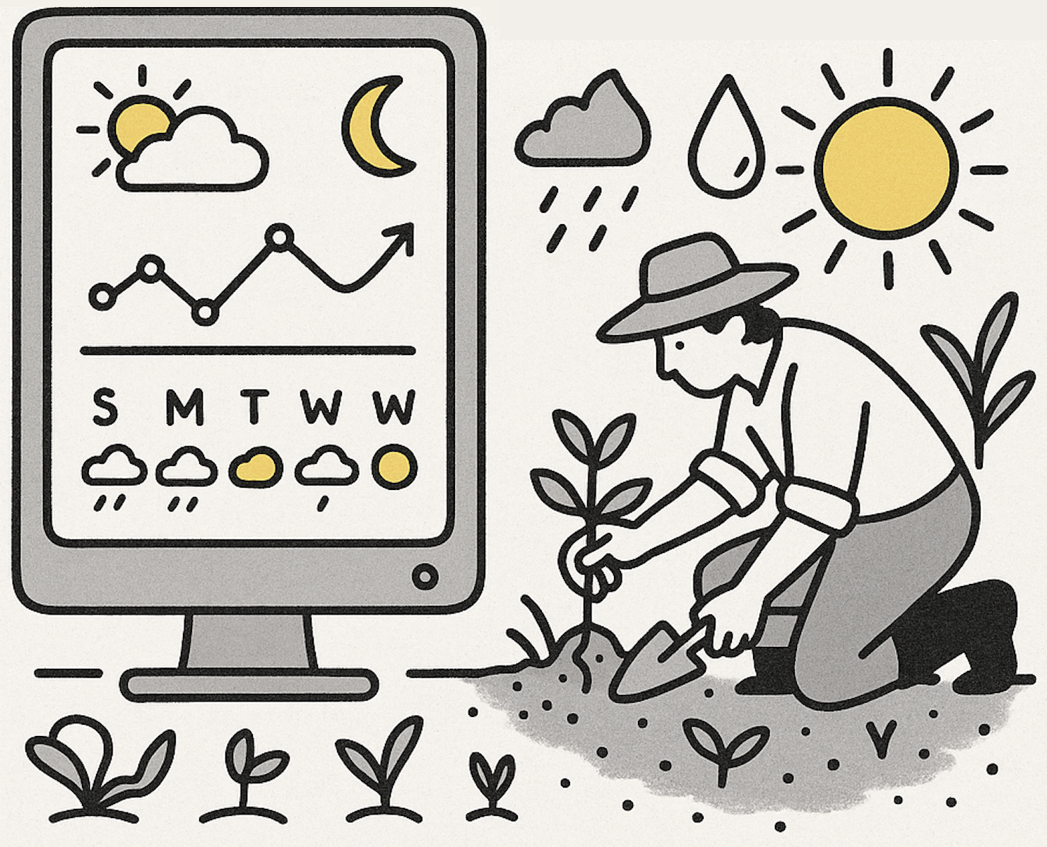 The weather dashboard for regenerative agriculture: From concept to production in two hours