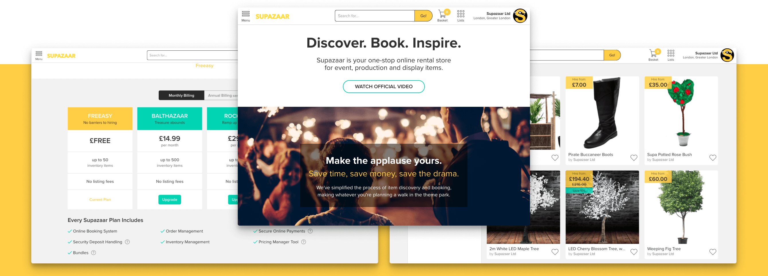 Supazaar website